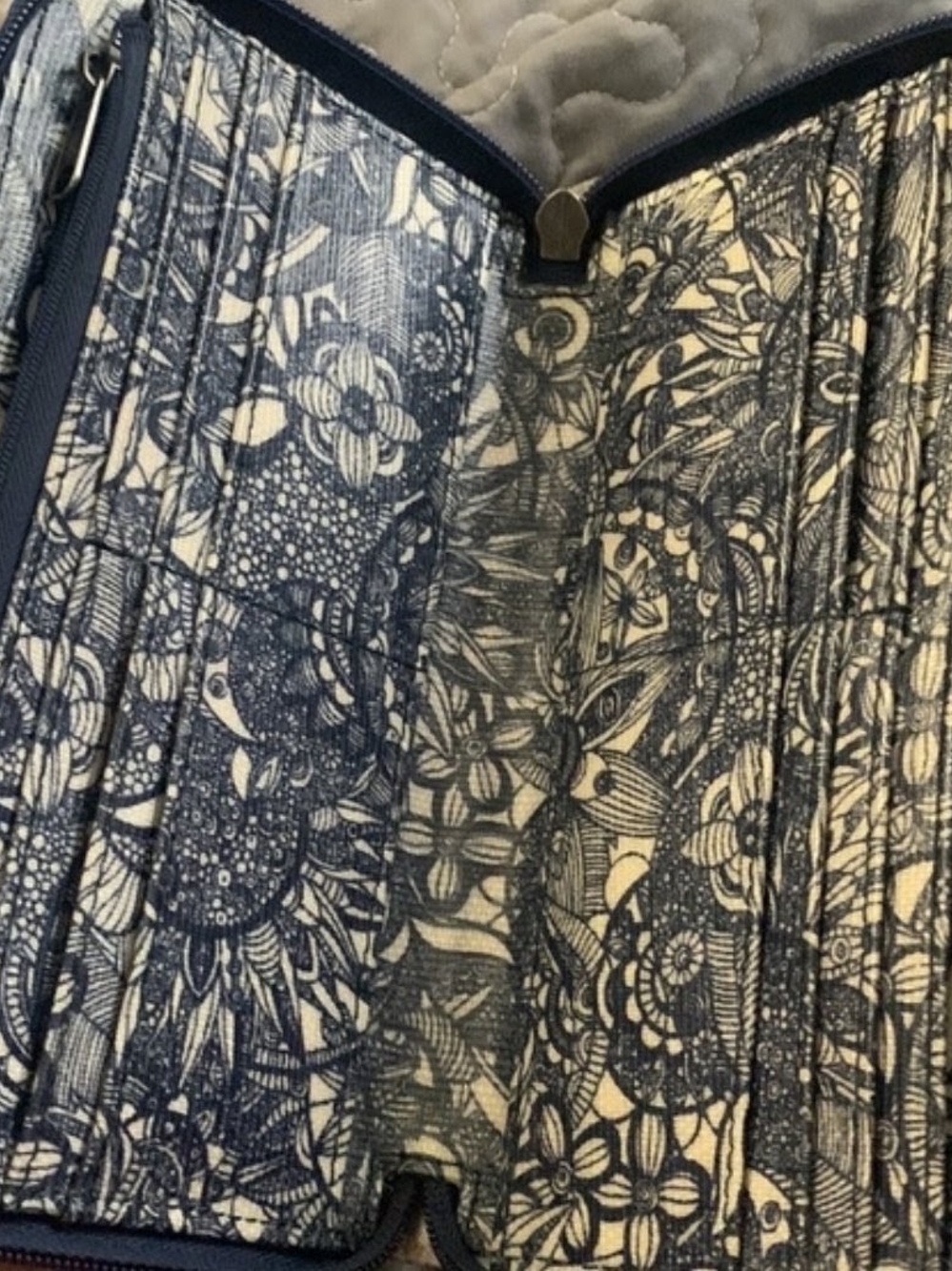 Navy Floral Print- Vera Bradley Wallet